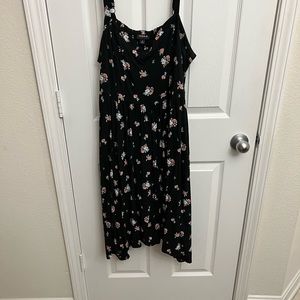 Black floral sundress from Torrid